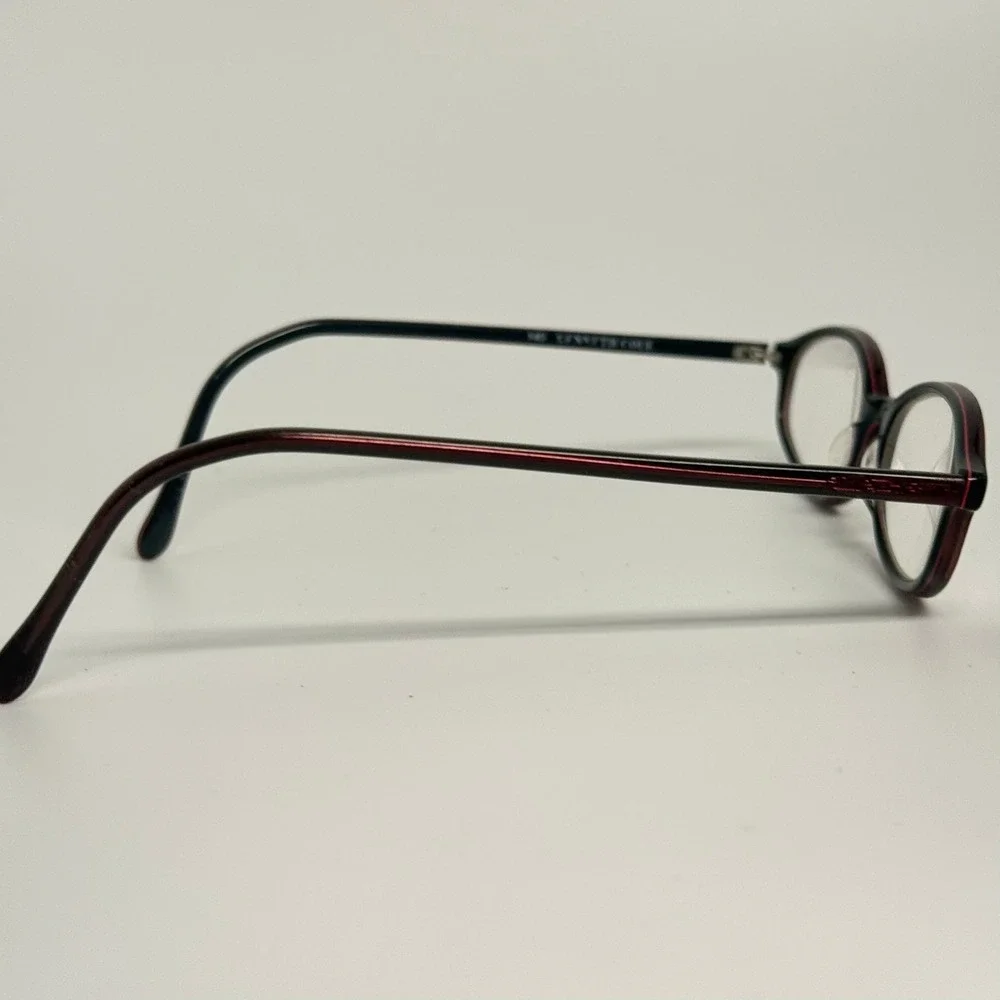 Kenneth Cole Michelle Fey Oval Eyeglasses Frames Burgundy Dark Wine 140mm